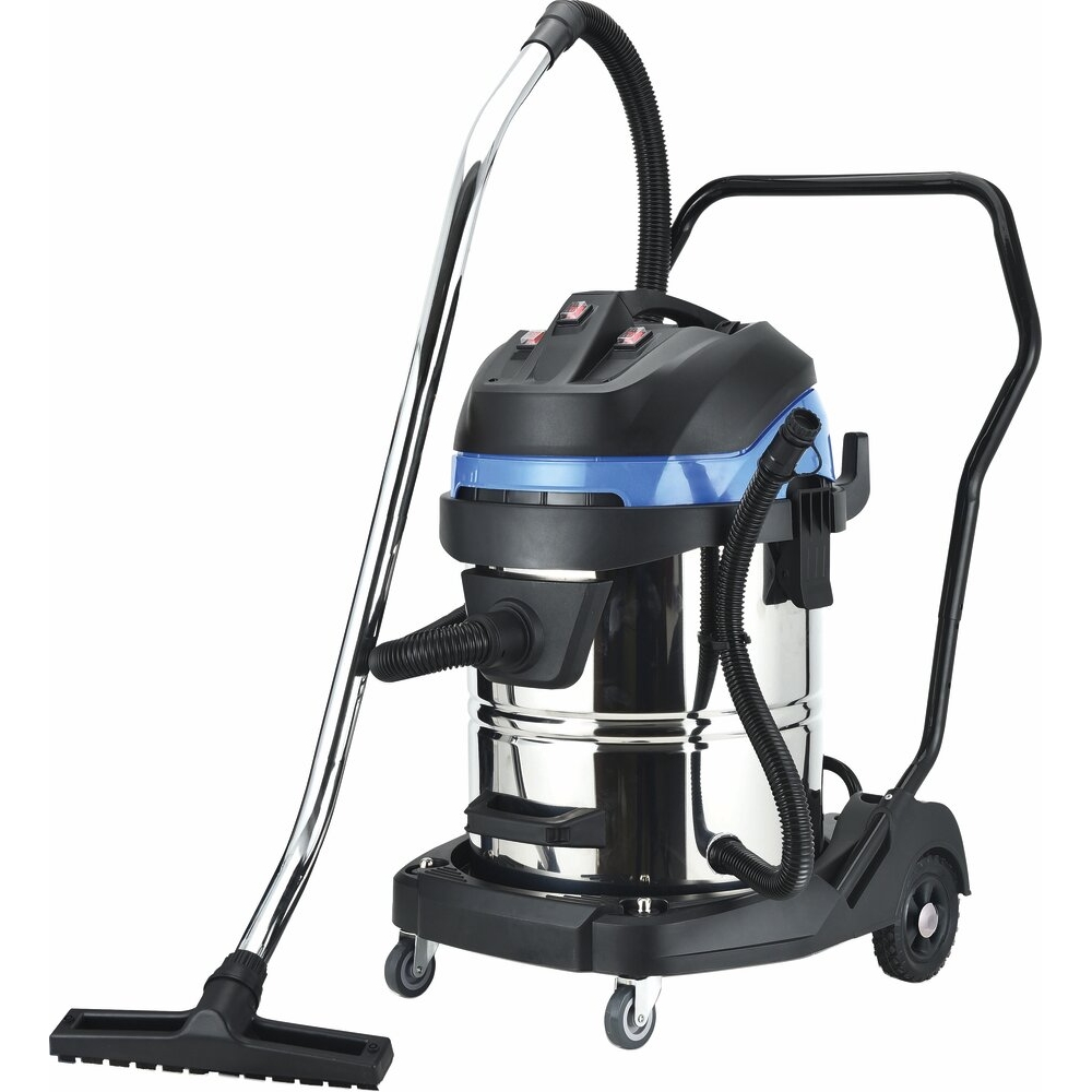 Aspirateur eau et poussières 60L 230V 3600W cuve inox basculante / 3 moteurs SCHNEIDER ASPI - 50009