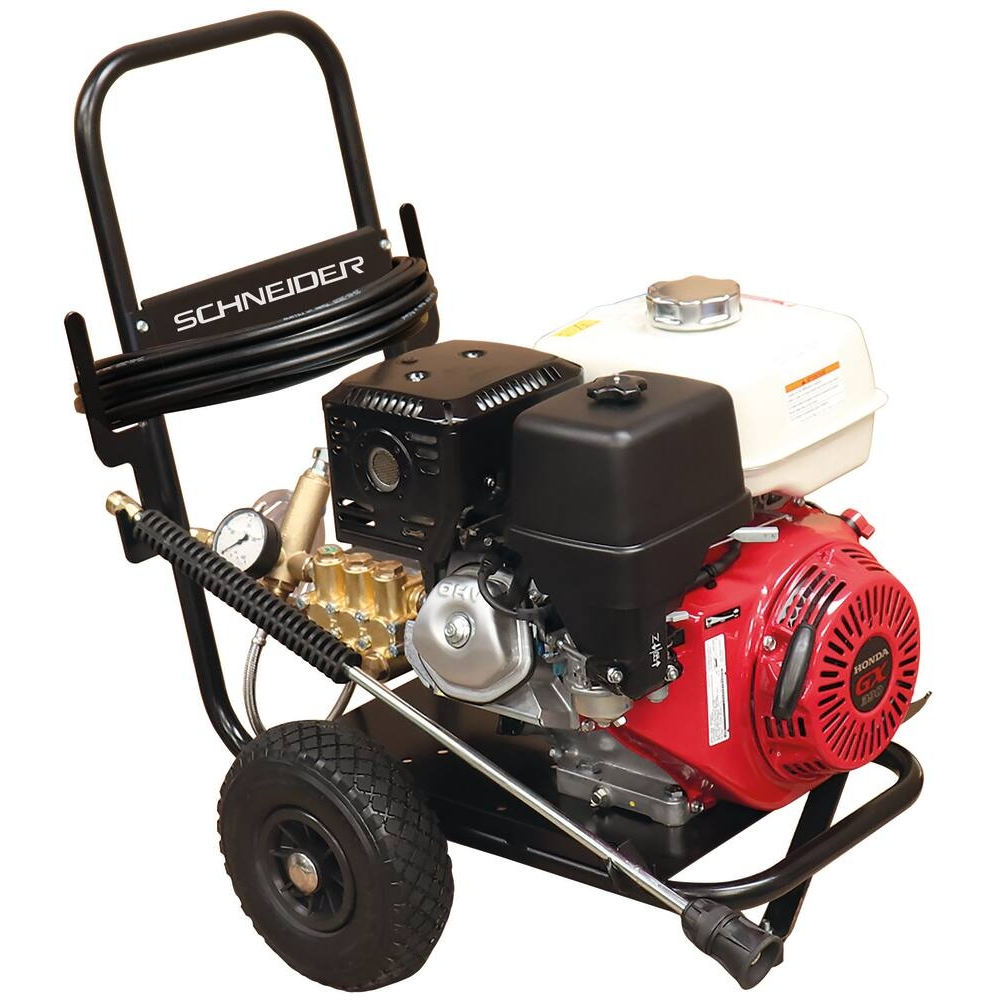 NETTOYEUR HP EAU FROIDE THERMIQUE 900L/H 240 BARS + FLEXIBLE 10M + LANCE - SCHNEIDER NHP - 50031