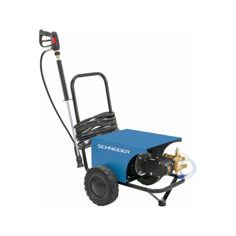 NETTOYEUR HP EAU FROIDE TRI 15L/M 170 BARS CAPOT+ FLEXIBLE 10M + LANCE+VST - SCHNEIDER NHP - 50039