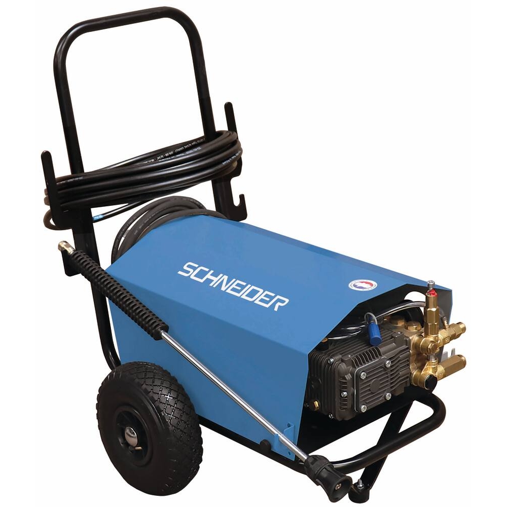 Nettoyeur HP eau froide 380V 21 l/min 150 bar avec flexible 15m SCHNEIDER NHP - 50073