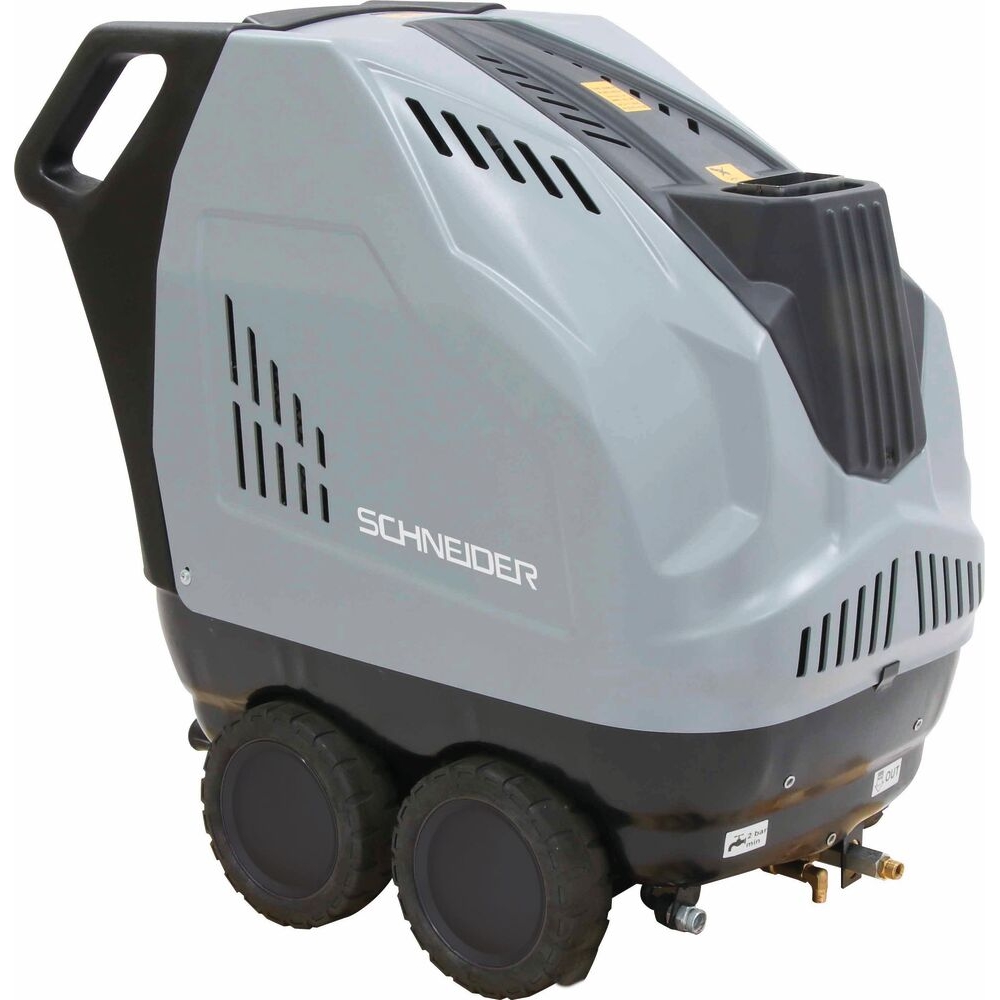 Nettoyeur HP eau chaude tri 26 l/min 150 bar avec flexible 10m et total stop SCHNEIDER NHP - 50087
