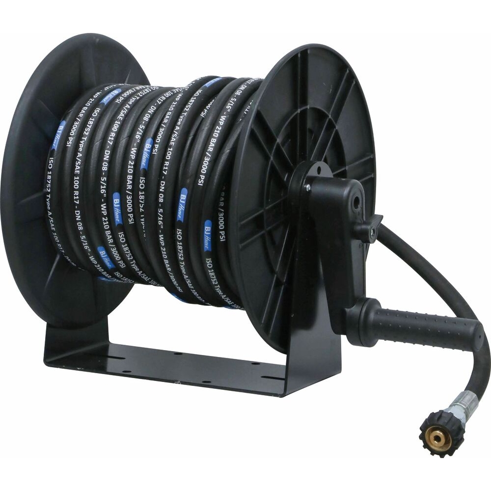 Option enrouleur de flexible HP 20m 200 bar pour nettoyeur eau froide - eau chaude SCHNEIDER NHP - 50280