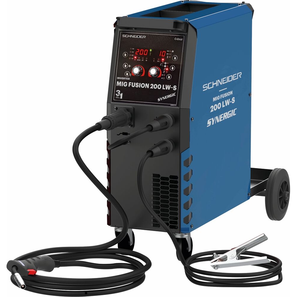 Poste à souder inverter MIG-MAG/TIG LIFT/MMA 230V MIG fusion 200 LW-S SCHNEIDER SOUDURE - 50482