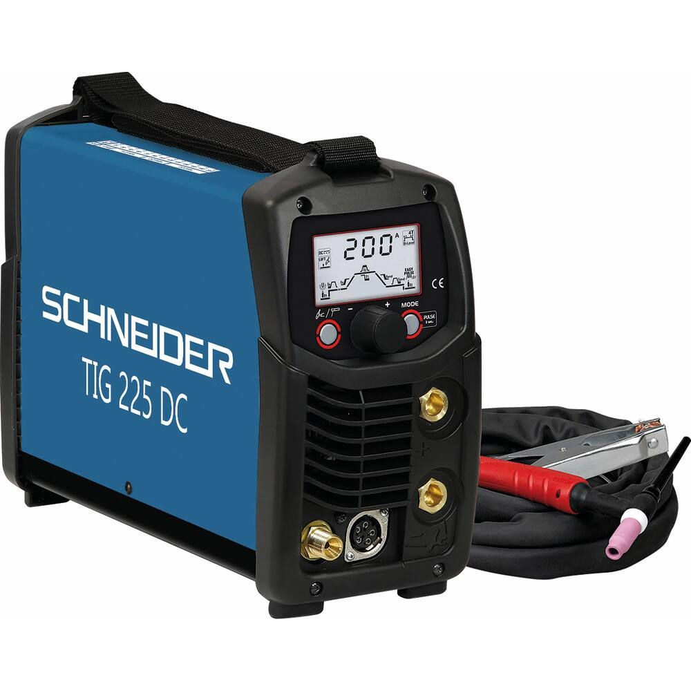 POSTE A SOUDER INVERTER TIG 230V SCHNEIDER TIG 225 DC AVEC ACCESSOIRES - SCHNEIDER SOUDURE - 50485