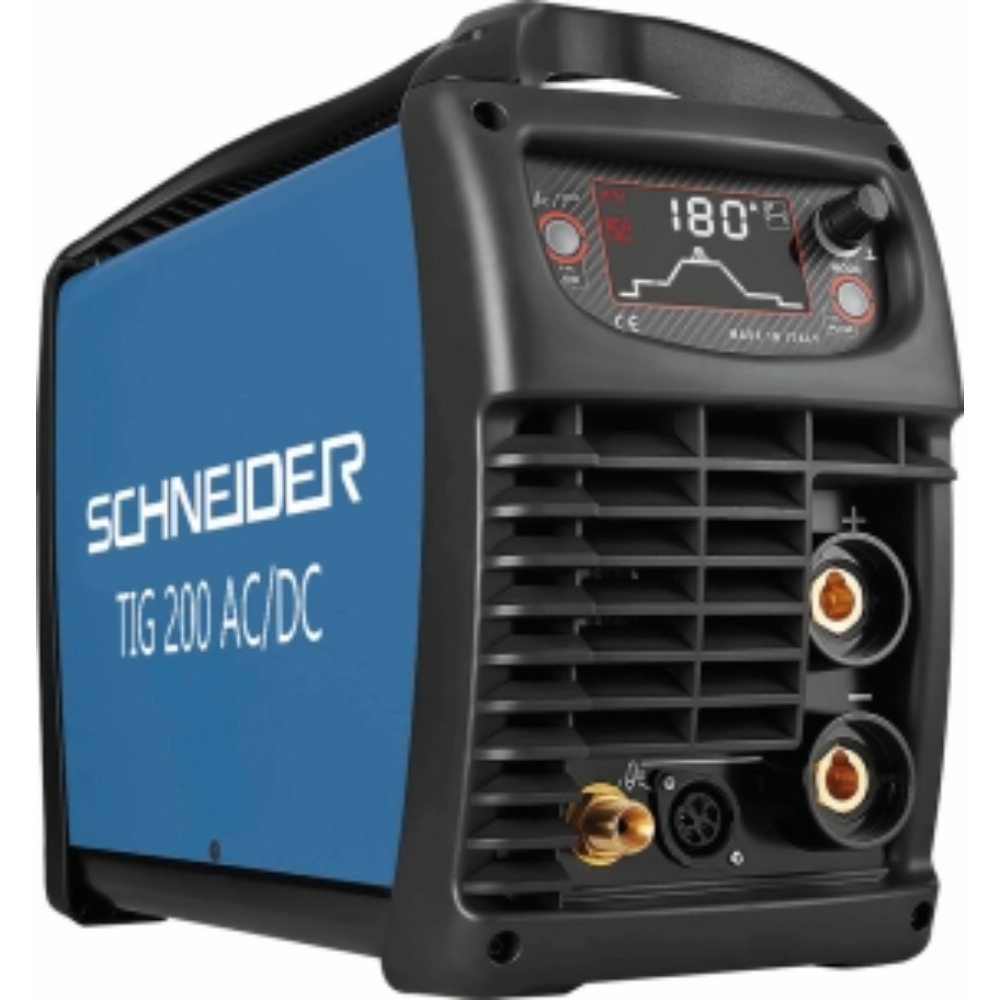 POSTE A SOUDER INVERTER TIG 230V SCHNEIDER TIG 200 AC/DC AVEC ACCESSOIRES - SCHNEIDER SOUDURE - 50487