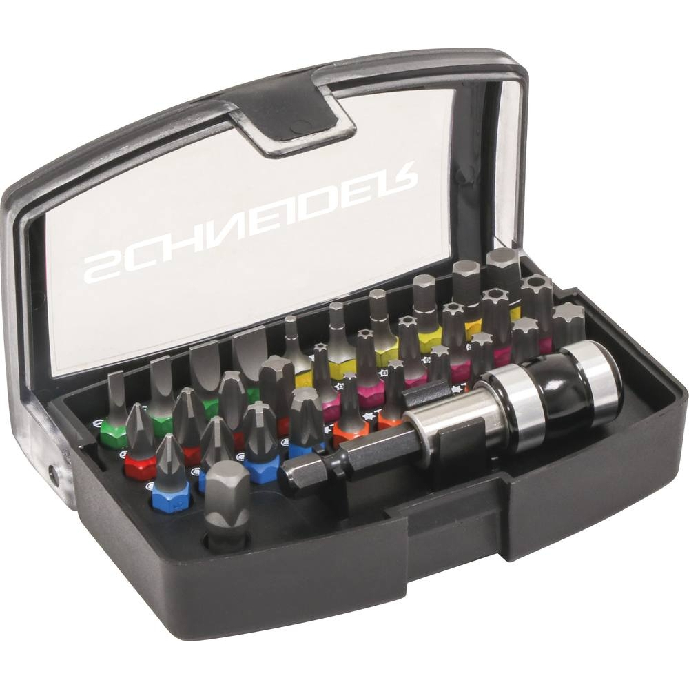 COFFRET 32 EMBOUTS BOITE PLASTIQUE - SCHNEIDER - 50602