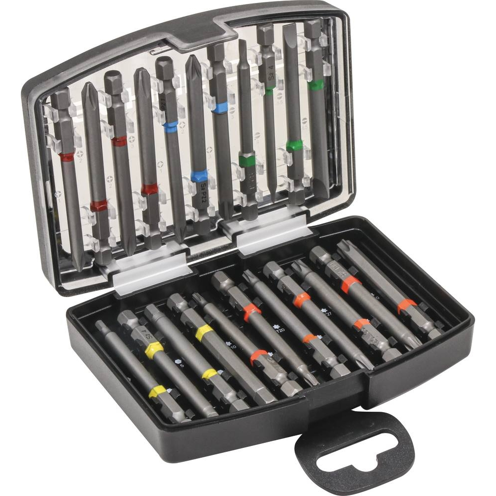 COFFRET 22 EMBOUTS 75MM A CODE COULEUR - SCHNEIDER - 50604