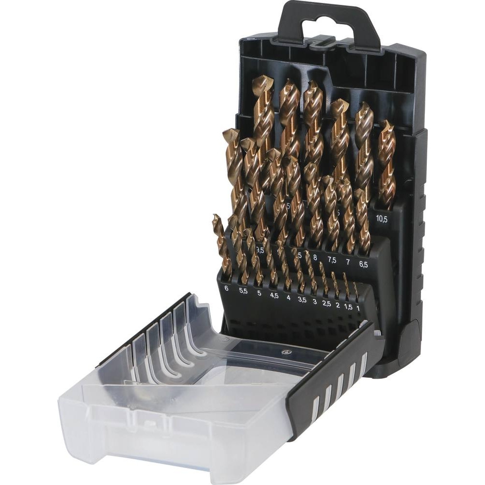 Coffret PVC de 25 forets métaux HSS 5% cobalt taillés meulés de 1 à 13mm SCHNEIDER ELECTRO - 50605