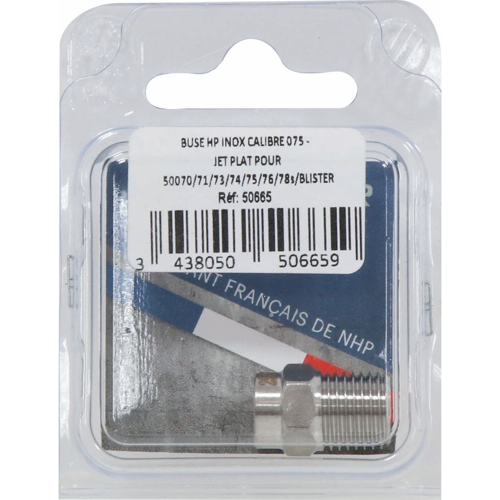 Buse HP jet plat calibre 0,75 filetage 1/4