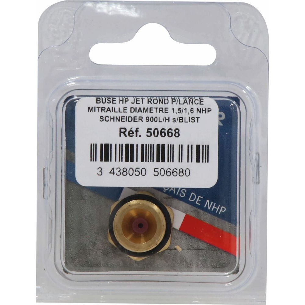 Buse jet rond pour lance mitraille D1,5/1,6mm NHP Schneider 900 l/h SCHNEIDER NHP - 50668