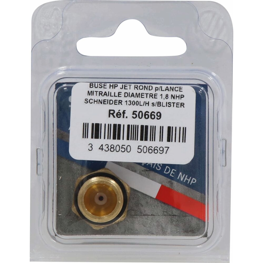 Buse jet rond pour lance mitraille D1,8mm NHP Schneider 1300 l/h SCHNEIDER NHP - 50669