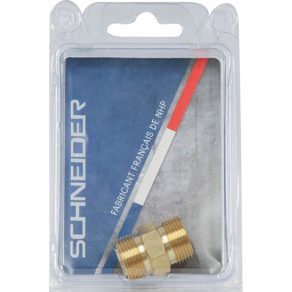 Raccord G M22x1,5 mâle G M22x1,5 mâle pour nettoyeurs HP SCHNEIDER NHP - 50679