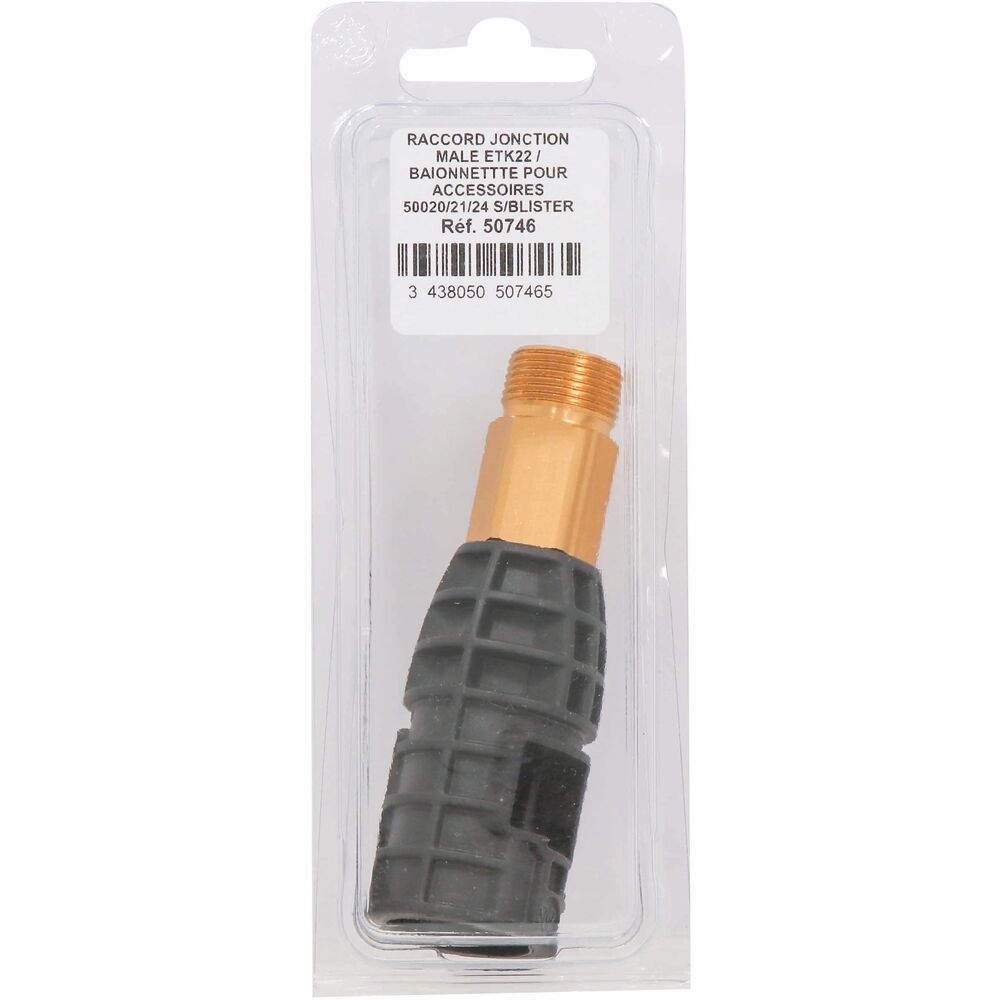 Raccord de jonction male ETK22/baïonnette pour accessoires ref 50020-50021-50024 SCHNEIDER NHP - 50746