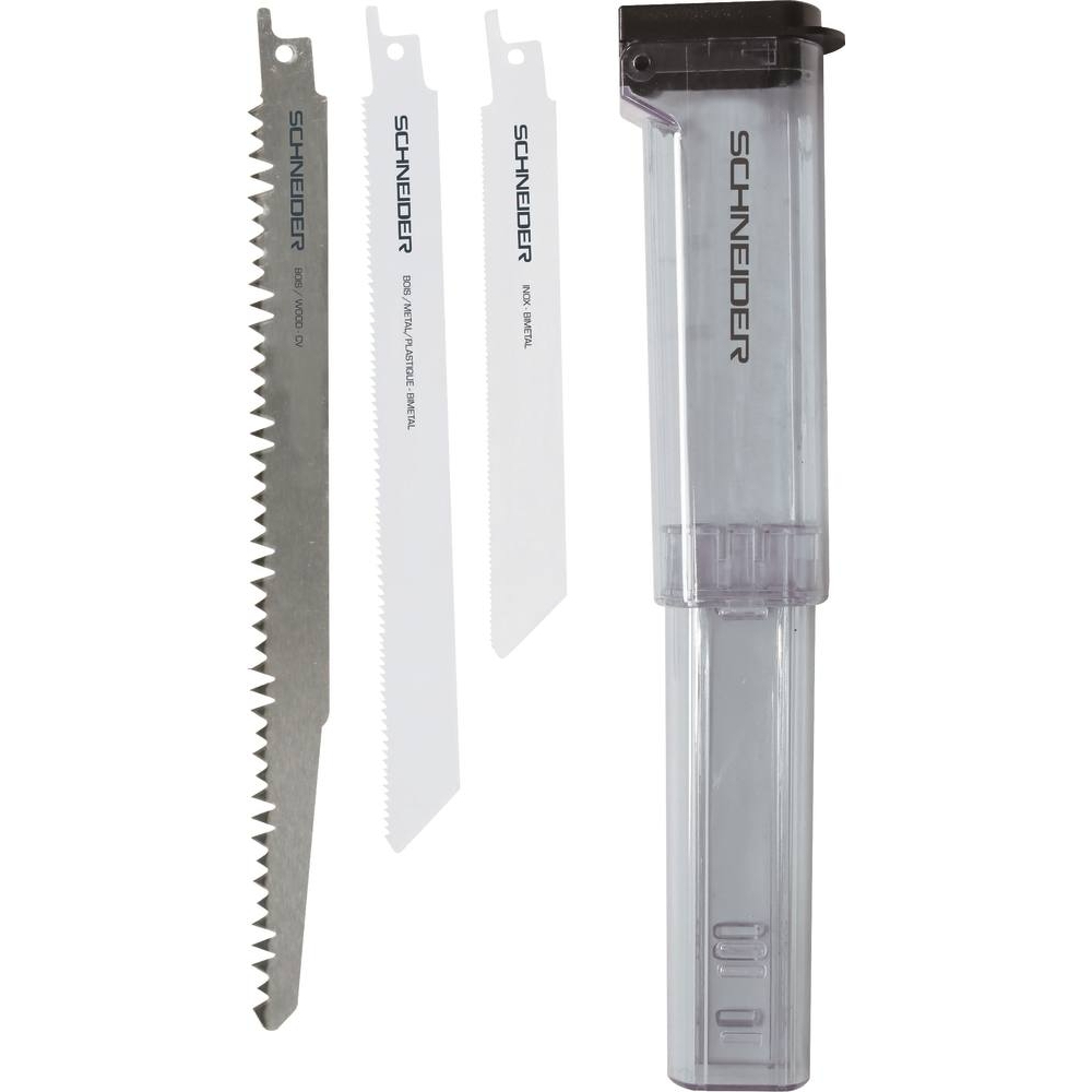 ASSORTIMENT 12 LAMES SCIE SABRE BOIS-PVC-METAL SCHNEIDER - SCHNEIDER - 50762