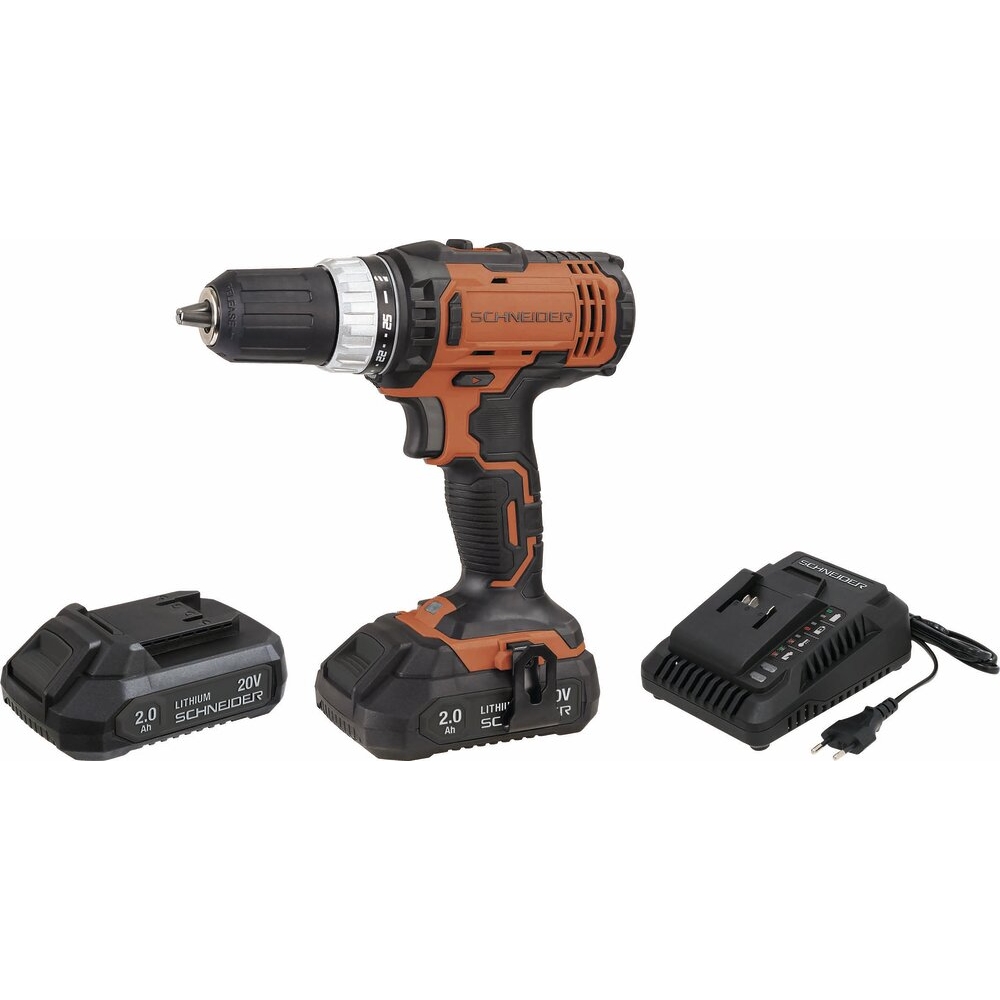 Perceuse visseuse 20V 35Nm/2 batteries Li-ion 2Ah SCHNEIDER ELECTRO - 50809