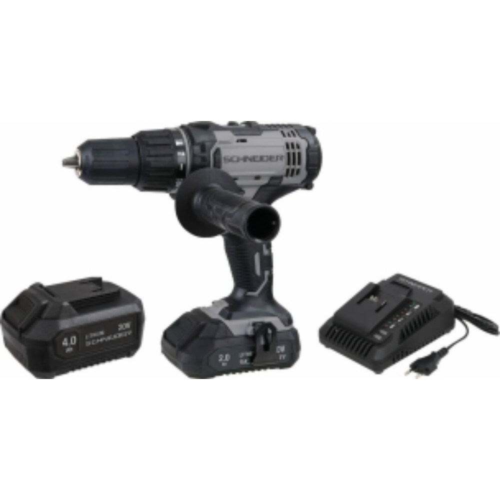PERCEUSE/VISSEUSE 20V 50NM PERCU + 1 BATT 2AH + 1 BATT 4AH + CHARGEUR 3A - SCHNEIDER ELECTRO - 50819