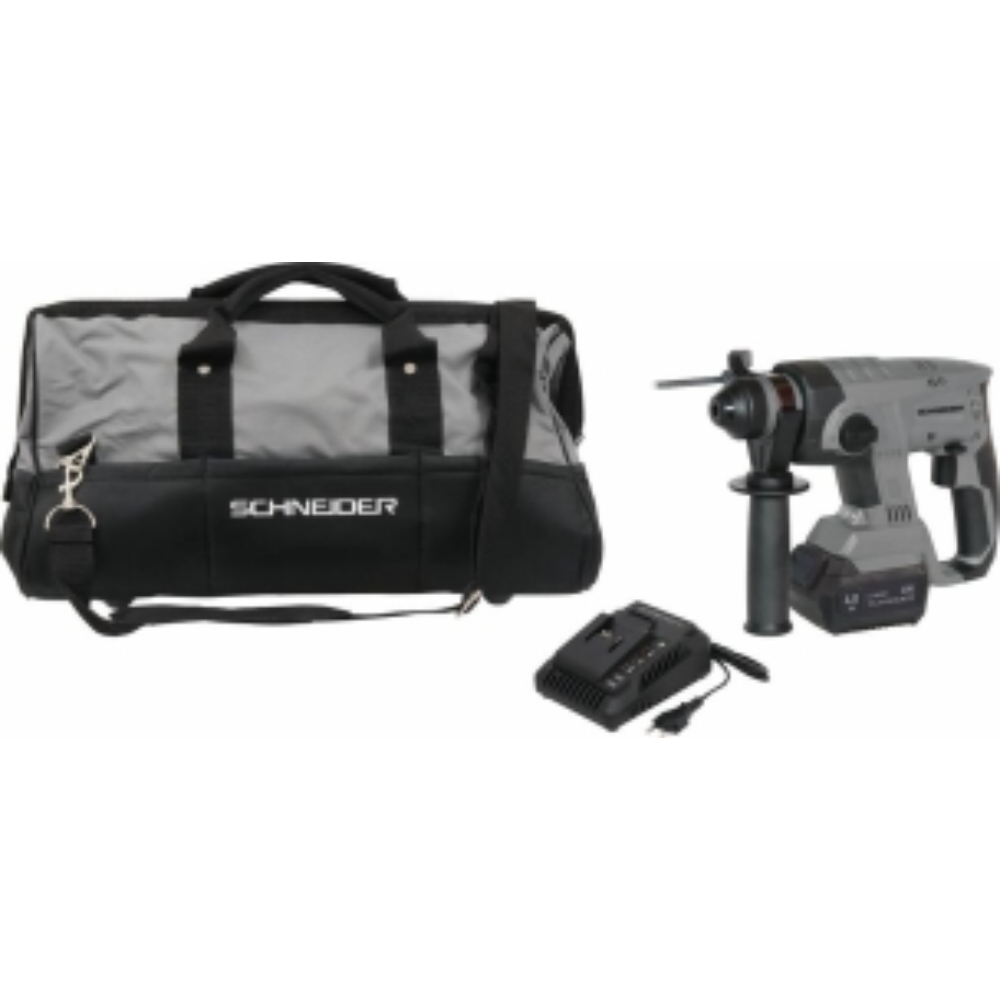 PERFORATEUR SDS 20V + BATTERIE 4 AH + CHARGEUR + SAC DE RANGEMENT - SCHNEIDER ELECTRO - 50840