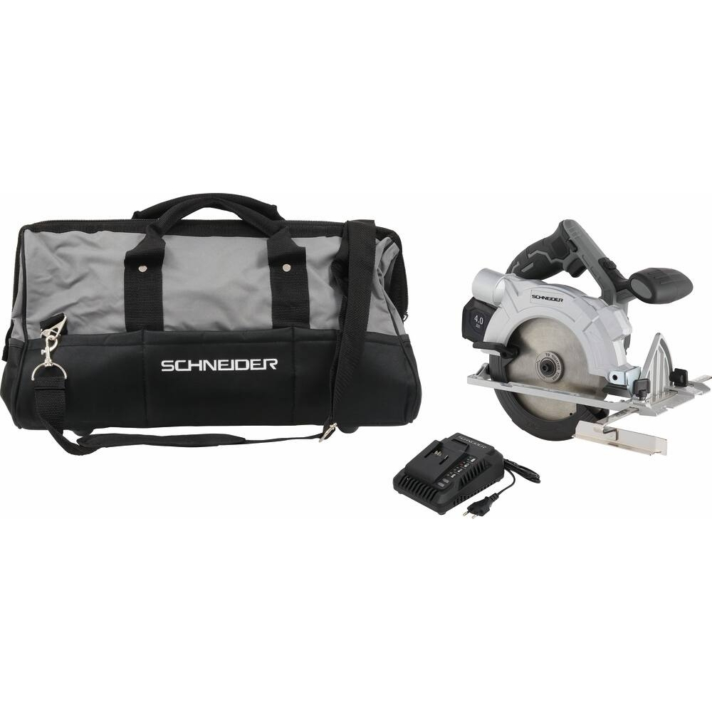 SCIE CIRCULAIRE 165MM 20V + BATTERIE 4 AH + CHARGEUR + SAC DE RANGEMENT - SCHNEIDER ELECTRO - 50866