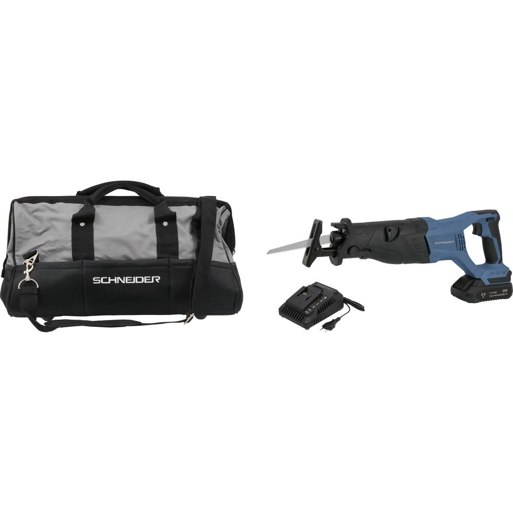 Scie sabre 20V - 1 batterie 2Ah Li-ion - chargeur - sac de transport SCHNEIDER ELECTRO - 50970
