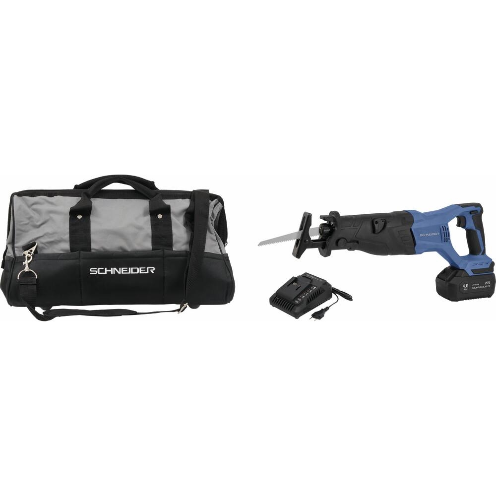 Scie sabre 20V - 1 batterie 4Ah Li-ion - chargeur - sac de transport SCHNEIDER ELECTRO - 50972