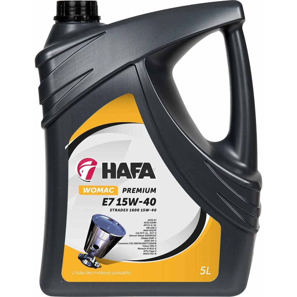 Huile pour moteur diesel E7 15W40 - bidon de 5L VELKAN - 51025