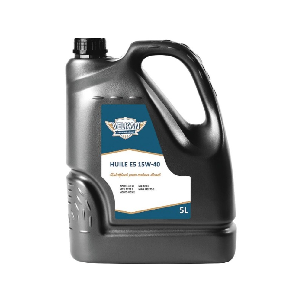 Huile pour moteur diesel e5 15w40 VELKAN - 51070