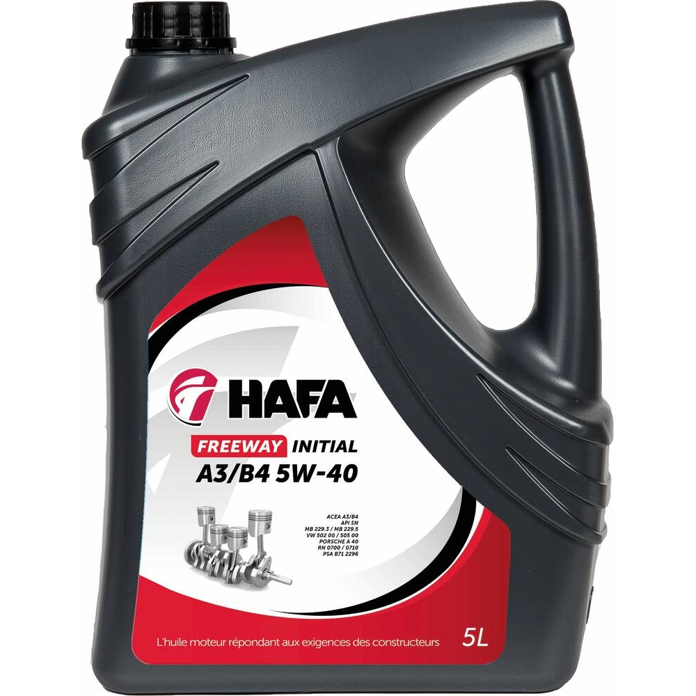 Huile pour moteur A3B4 5W40 - bidon de 5L HAFA - 51090