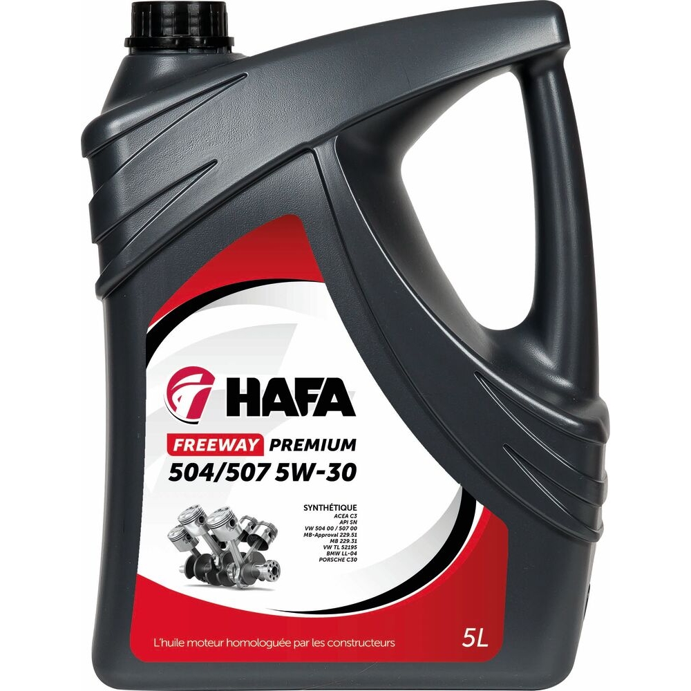 Huile pour moteur 504-507 5W30 - bidon de 5L VELKAN - 51105