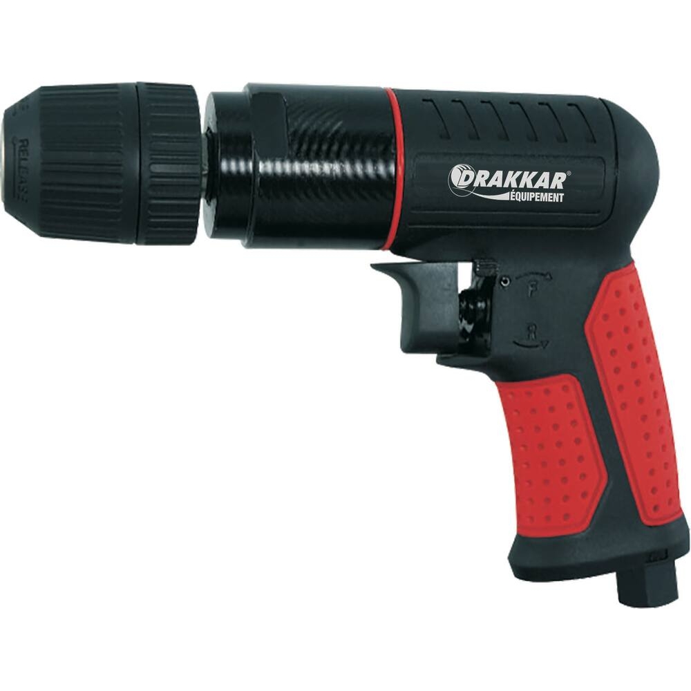 Perceuse pneumatique composite réversible mandrin auto-serrant de 10mm DRAKKAR - 51290