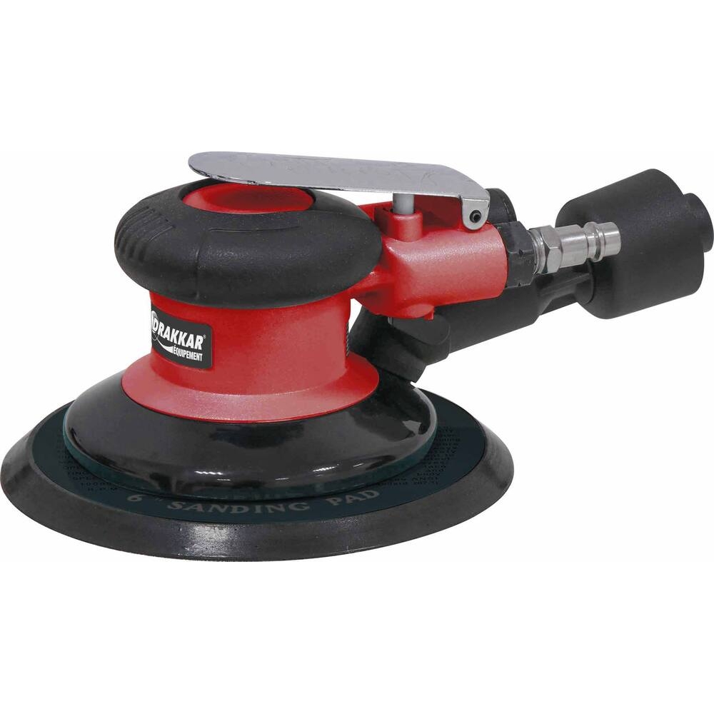Ponceuse orbitale pneumatique aspirante 150mm 6 trous excentration 5mm DRAKKAR - 51304