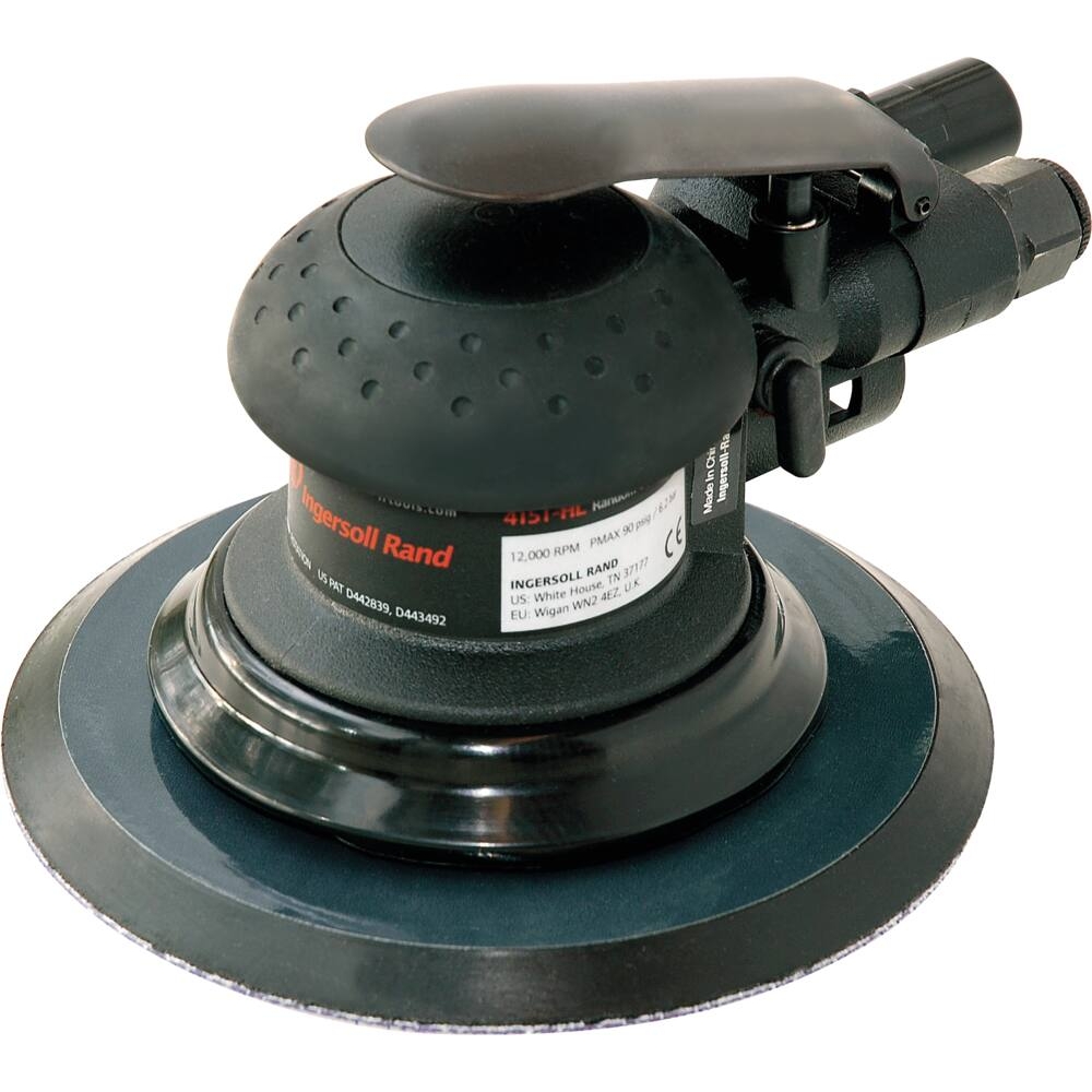Ponceuse orbitale pneumatique aspirante 150mm 6 trous excentration 5mm INGERSOLL RAND - 51305