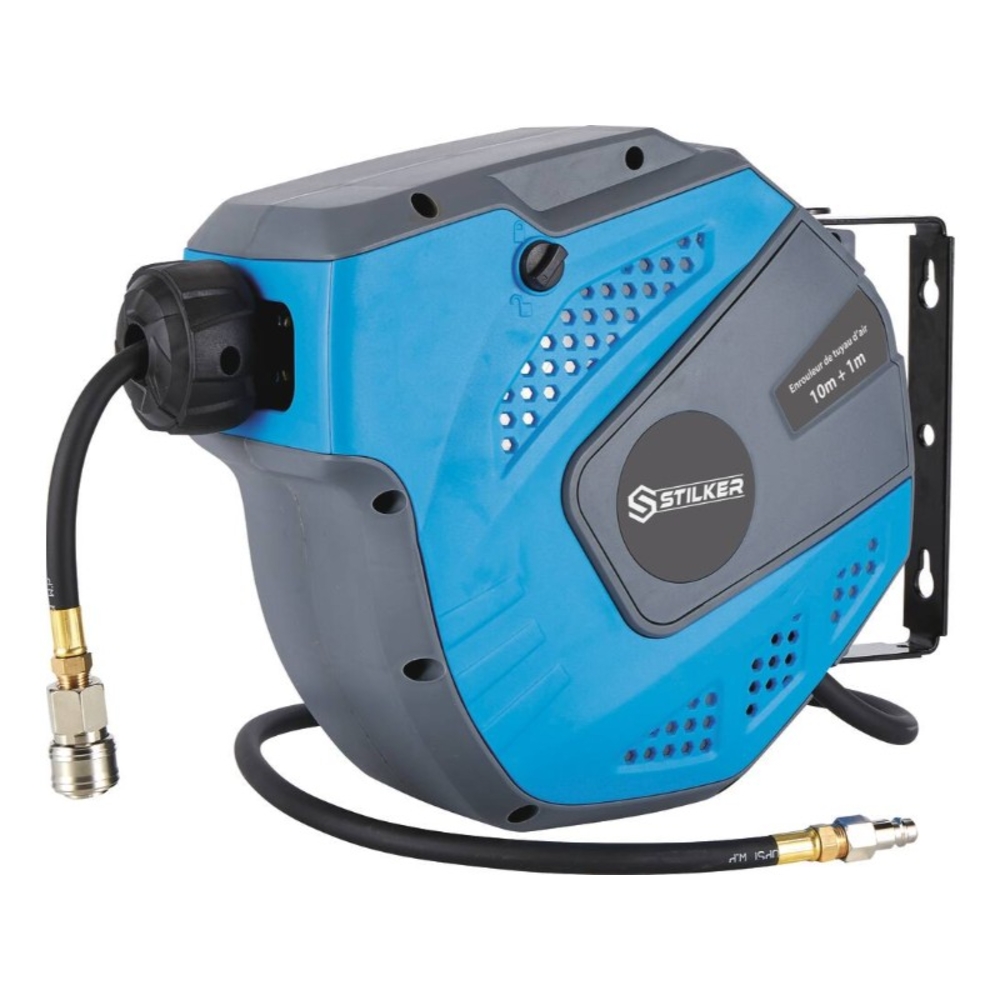 Enrouleur automatique pneumatique 10m+1m orientable STILKER - 51307