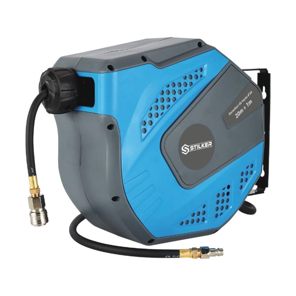 Enrouleur de tuyau d air 20m hybride STILKER - 51322