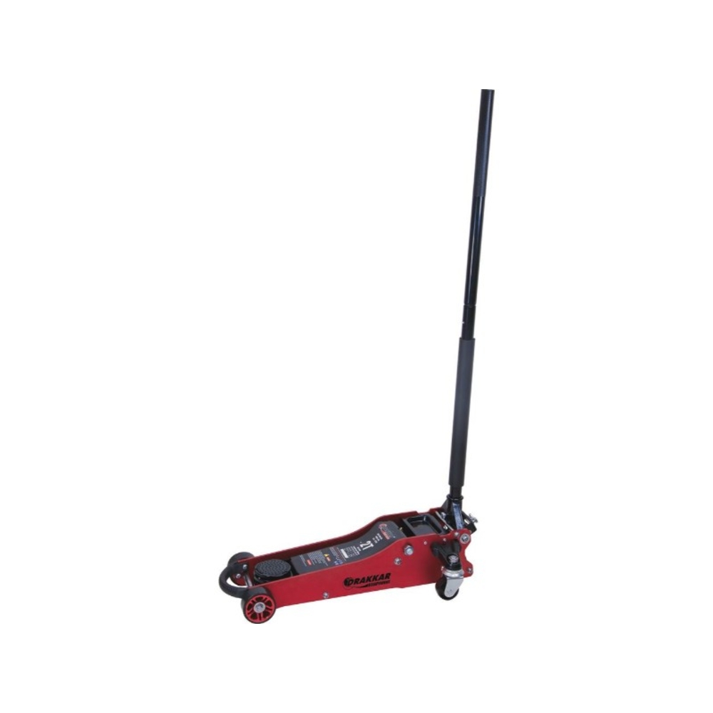 Cric rouleur 2t alu/acier 90/460mm longueur 760mm surbaissé DRAKKAR EQUIPEMENT - 52520