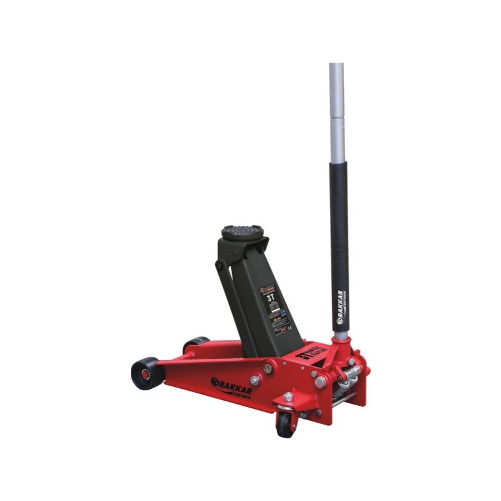 Cric rouleur 3t double piston 128/465mm longueur 695mm DRAKKAR EQUIPEMENT - 52540