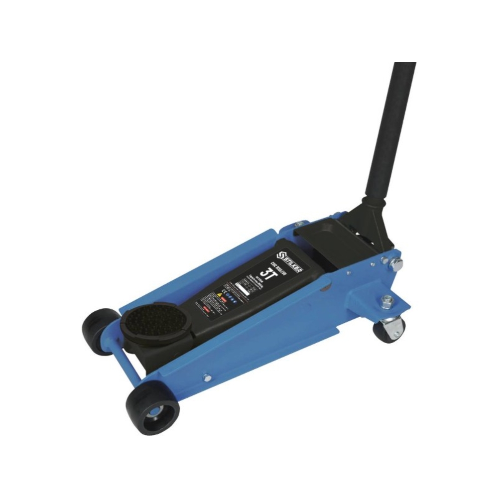 Cric rouleur 3T double piston 120/450mm longueur 595mm STILKER - 52548