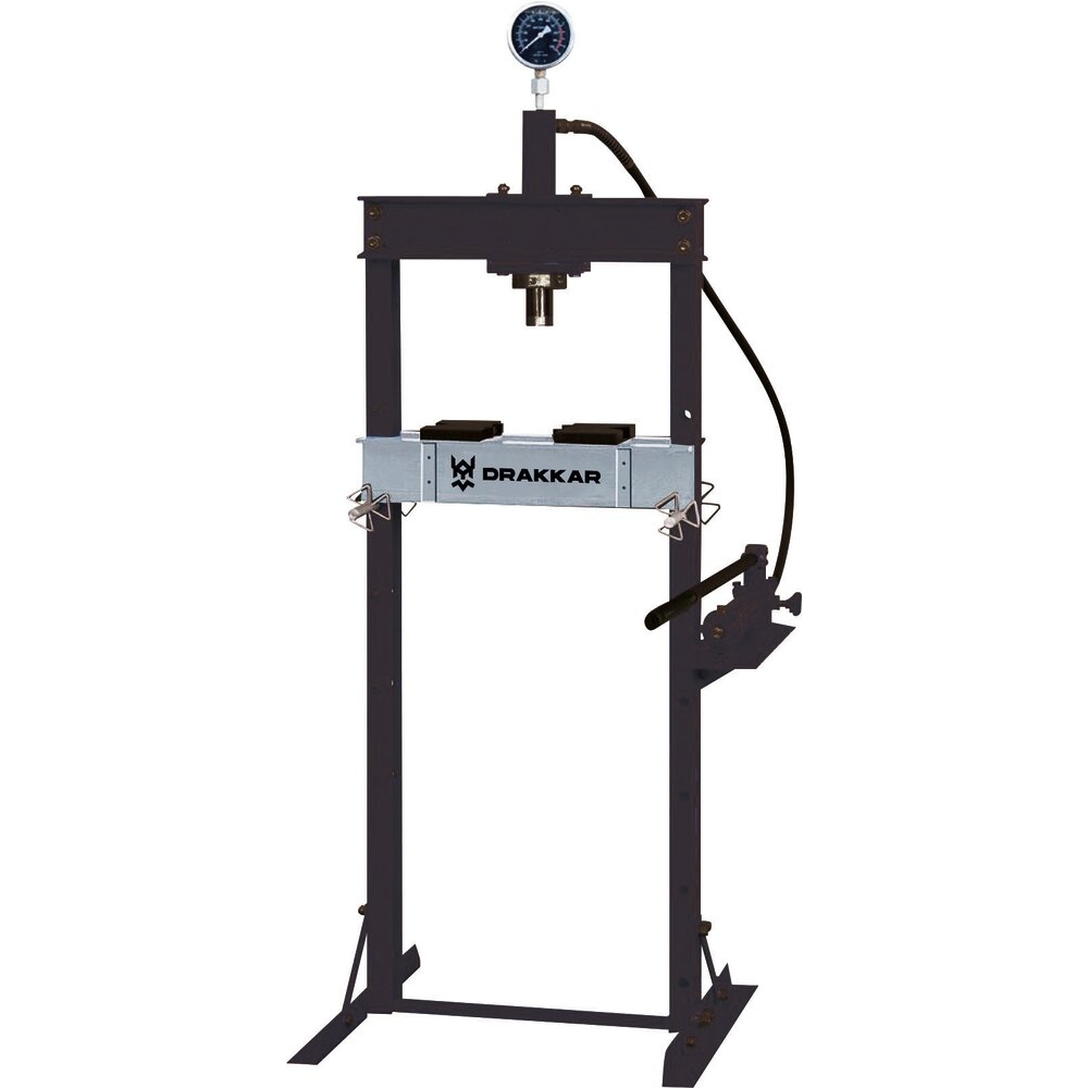 Presse d'atelier manuelle 12T bati boulonné DRAKKAR - 52690