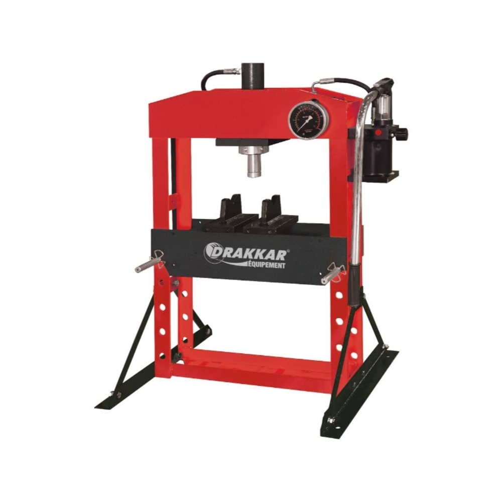 Presse d'atelier d'établi manuelle 15t bâti soudé DRAKKAR EQUIPEMENT - 52695
