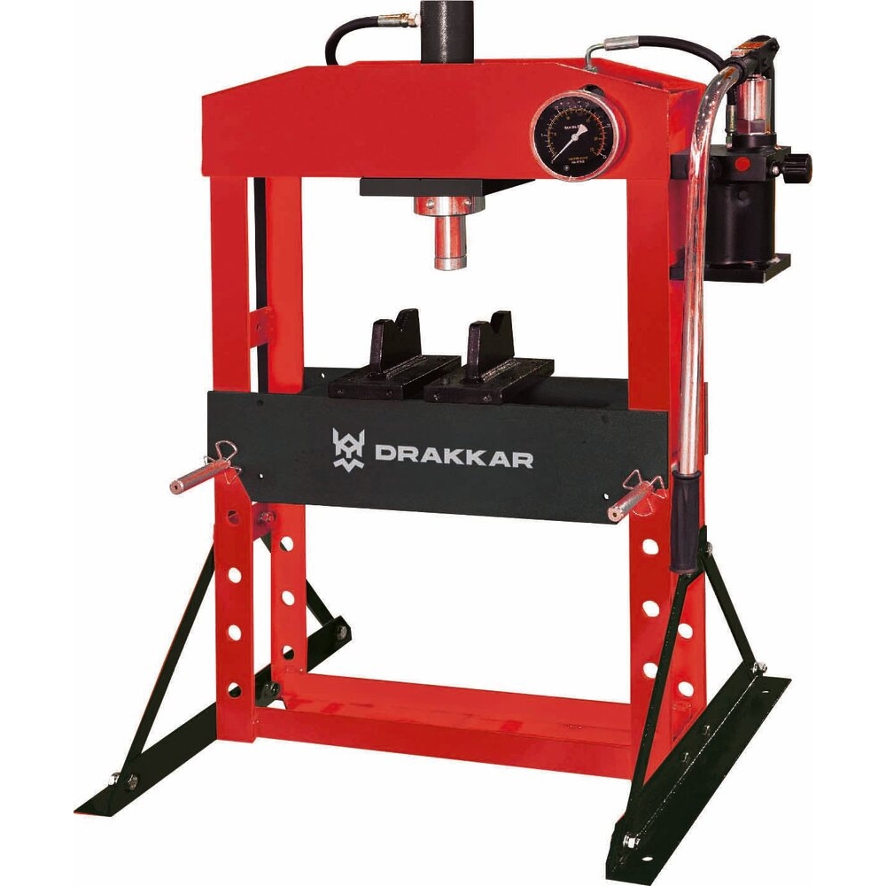 Presse d'atelier d'établi manuelle 15T bati soudé DRAKKAR - 52695