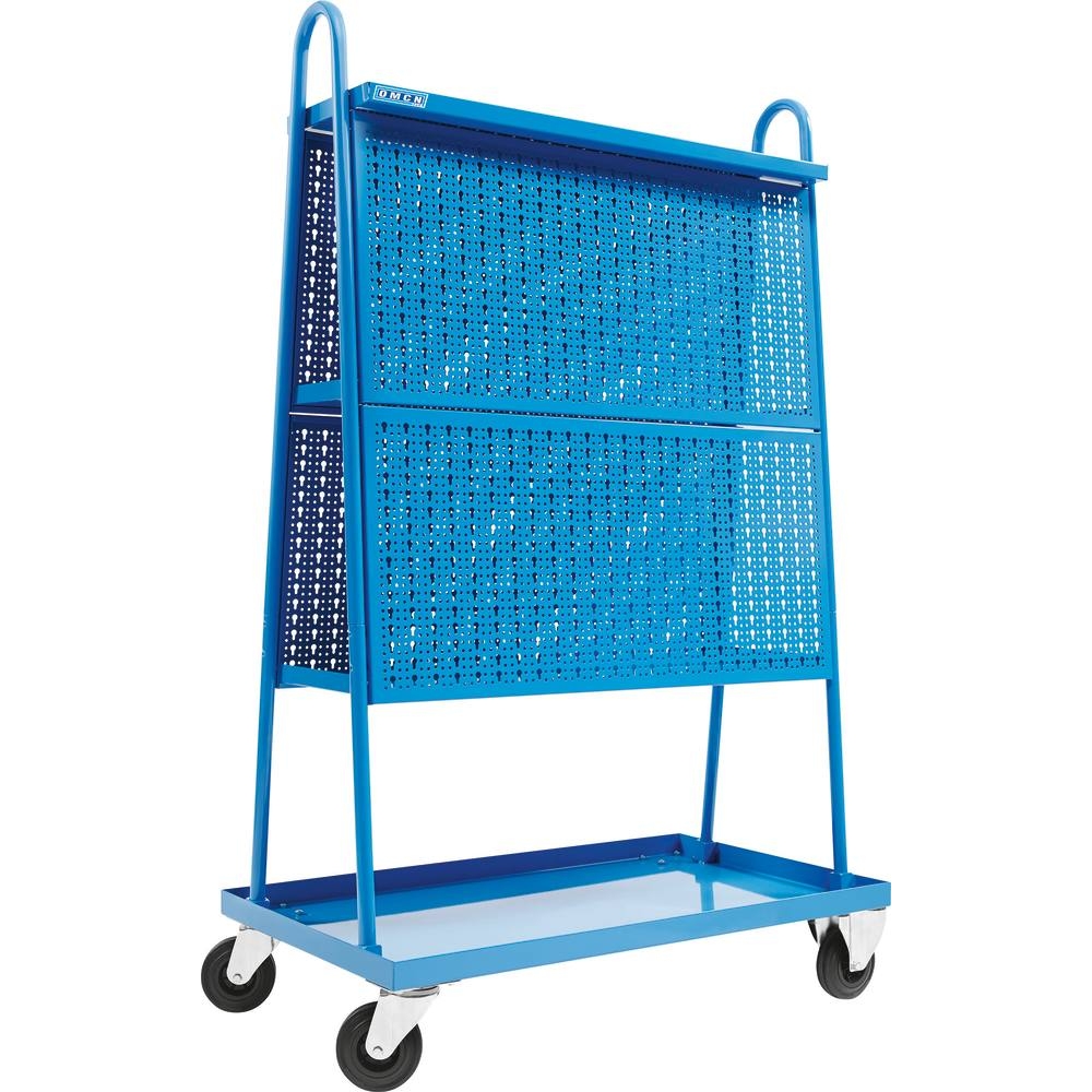 Chariot porte-outils sur roues avec 2 panneaux 1000x580x1600mm OMCN - 53170