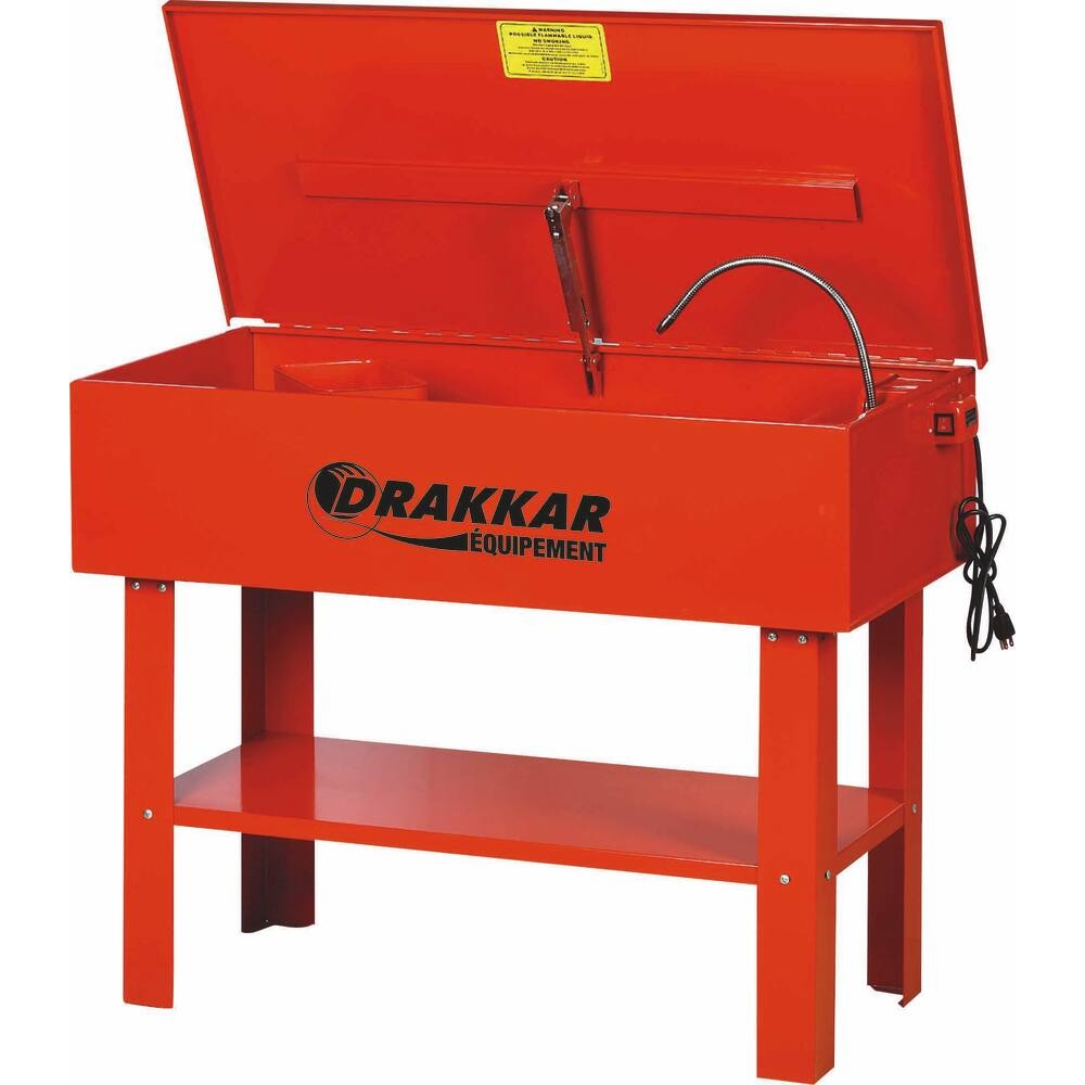 Fontaine de nettoyage 150L 230V métallique sur pieds DRAKKAR - 53285