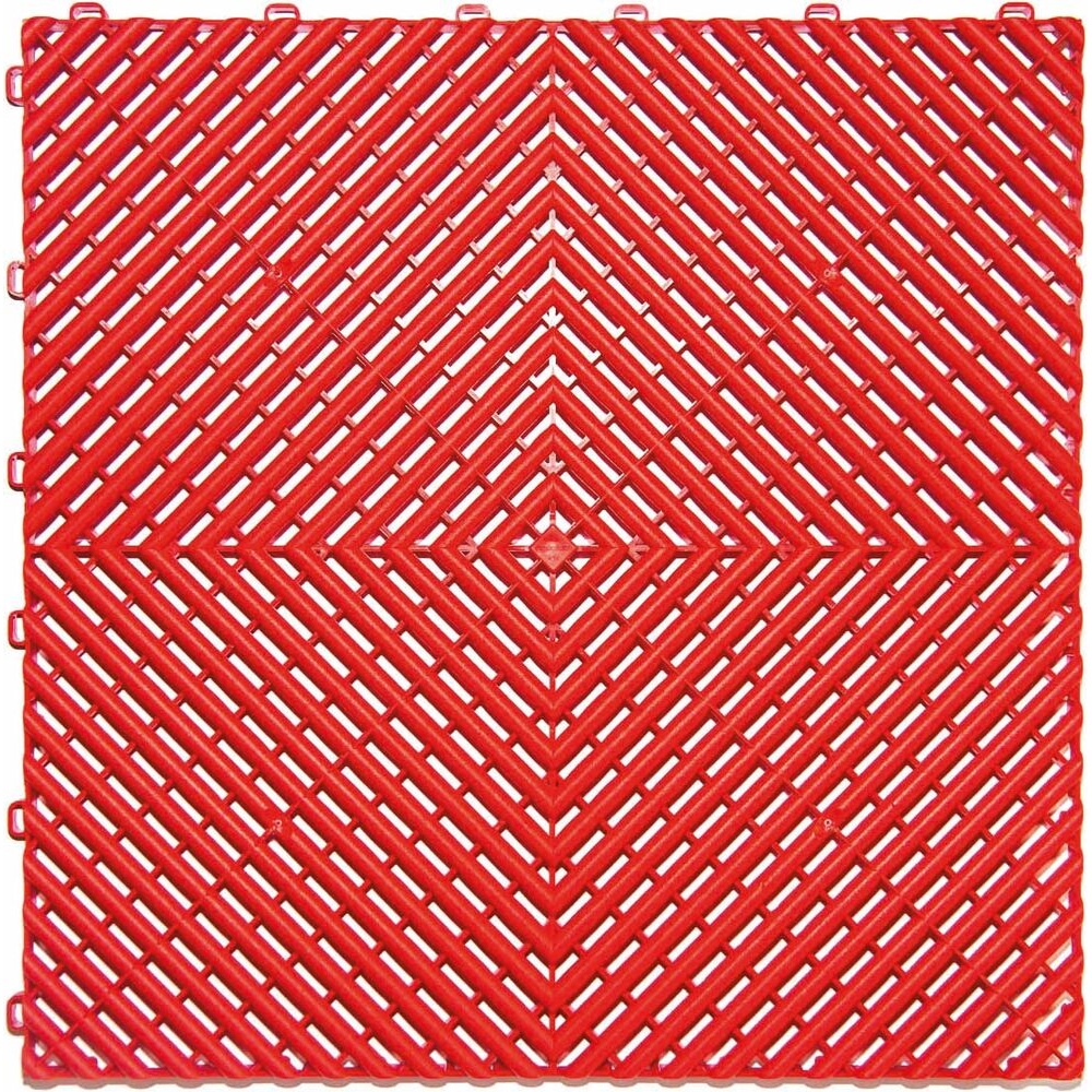 Dalles 40x40cm rouges - Lot de 6 pcs - 53908