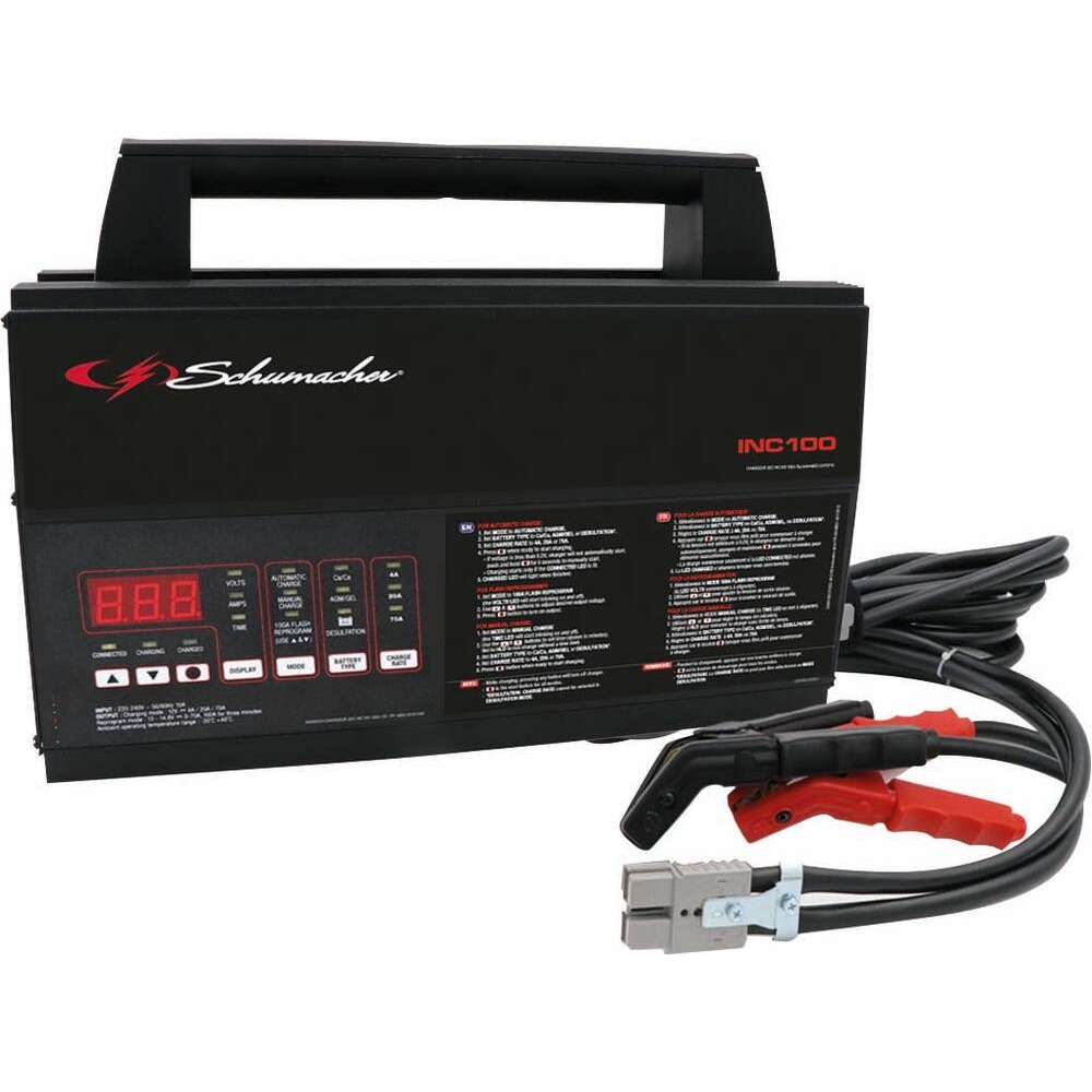 Chargeur de batterie automatique 70A pour travaux de diagnostic SCHUMACHER - 54030