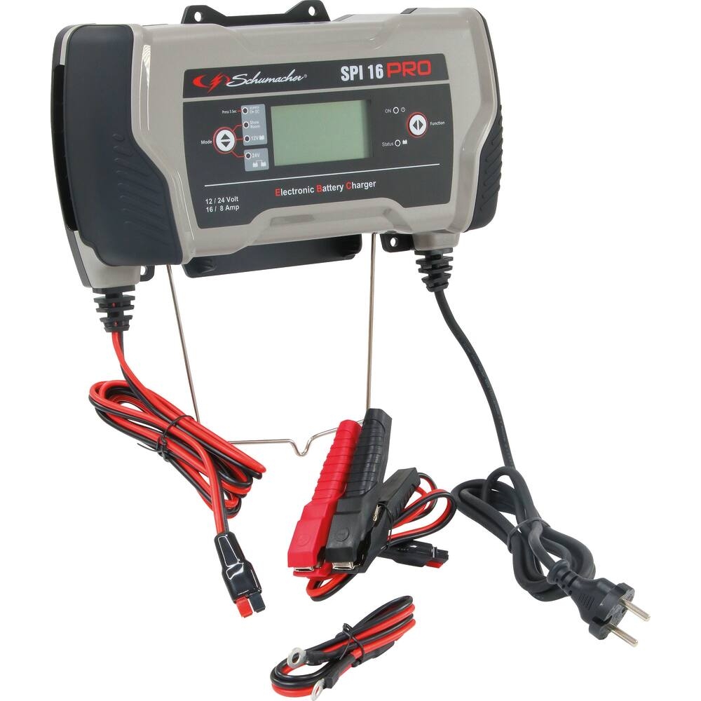 Chargeur de batterie automatique 12V/24V-16A/8A SPI 16 PRO SCHUMACHER - 54066