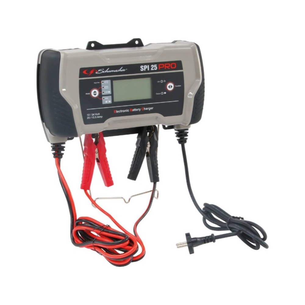 Chargeur de batterie SCHUMACHER automatique 12/24V-25/12,5A SPI 25 PRO - 54068 
