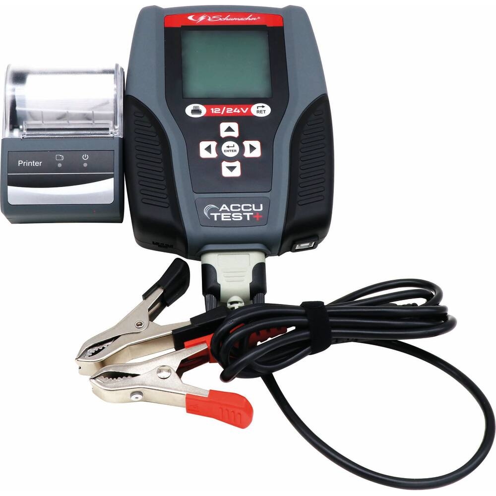 Testeur de batterie digital 12/24V avec imprimante/test de charge/démarrage/ACCUTEST+ SCHUMACHER - 54092