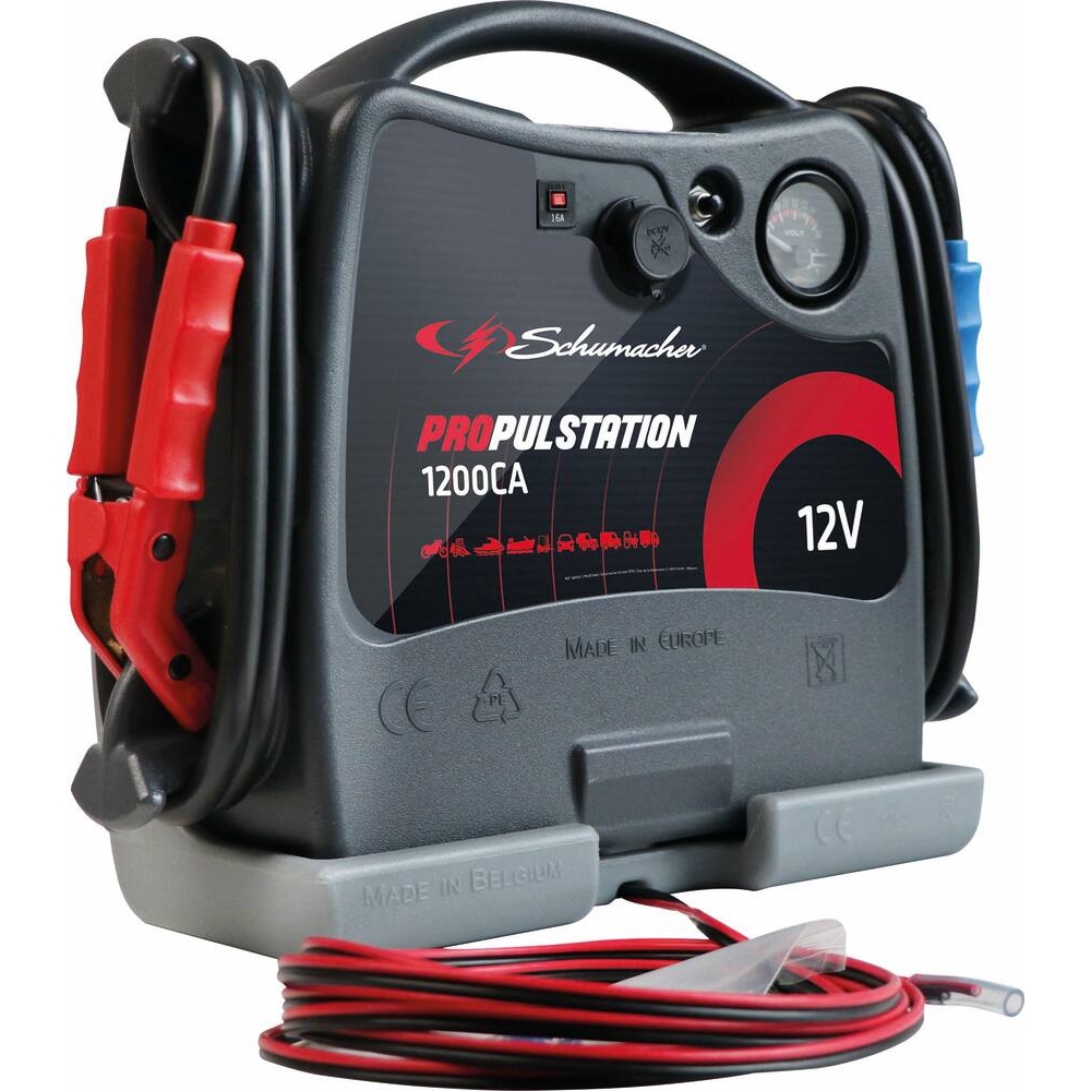 Booster 12V 3100A sur station de charge atelier AC SCHUMACHER - 54140