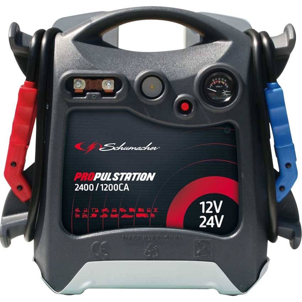 Booster 12/24V 6200A sur station de charge atelier AC SCHUMACHER - 54146