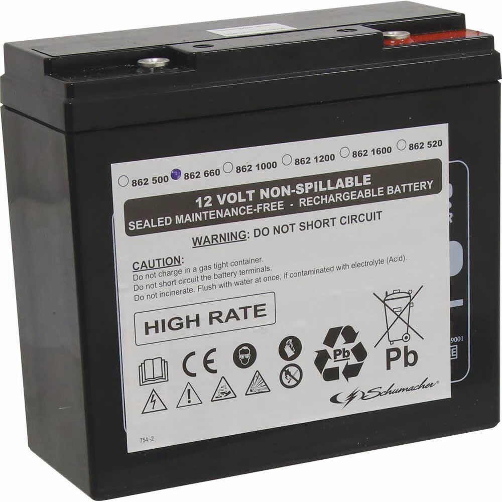 Batterie 12V 700A pour ref 54100-54122 SCHUMACHER - 54166
