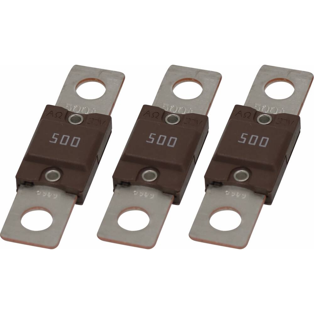 Fusibles 500A pour booster 1200-1600A - lot de 3 pcs SCHUMACHER - 54197